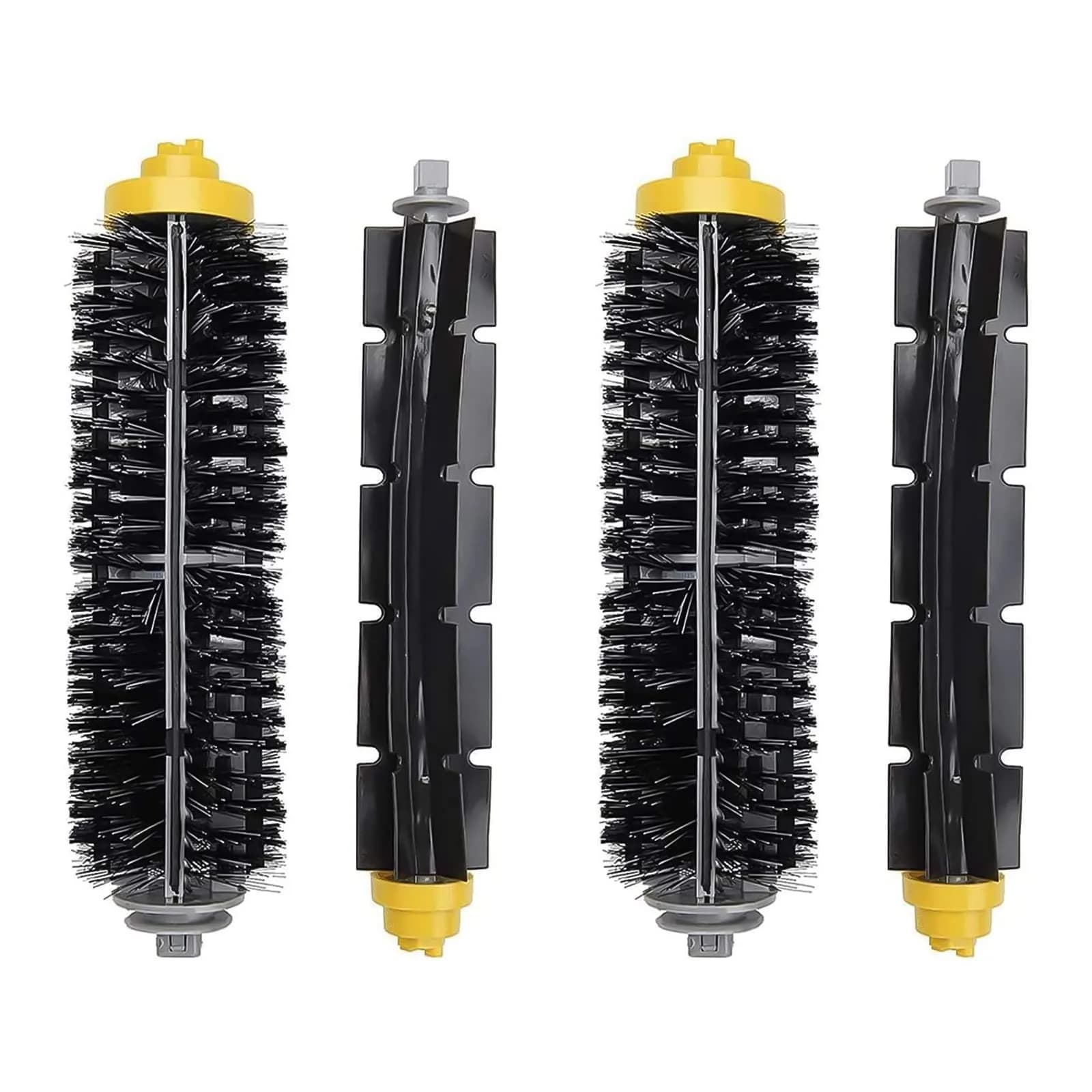 Garbage fighter Main Brush for Roomba 600 Series - 2 Pairs Bristle & Flexible Beater Brush - view 2