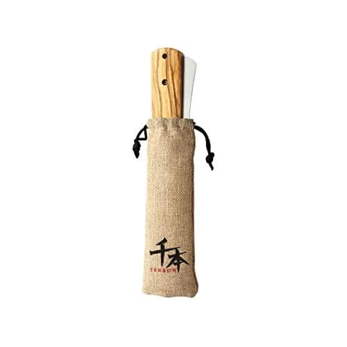 SENBON Ultra Sharp Folding Chef Knife with Olive Wood Handle | 20.3 cm (8 in) Blade thumbnail 6