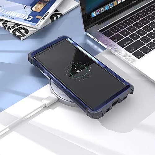 IDweel Galaxy Note 9 Case, Blue | Shockproof 3-in-1 Heavy Duty Protection (110c) thumbnail 9