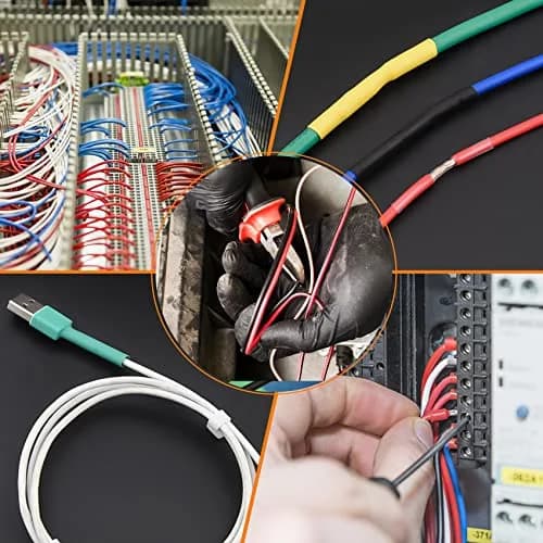ASHINER Heat Shrink Tubing Kit - 580Pcs EVA Material in 6 Colors and 11 Sizes | Waterproof, Fire-Resistant, Easy to Use thumbnail 6
