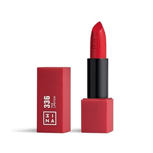 3INA Moisturizing Lipstick 0.16 oz | Semi-Matte Satin Finish, 5-Hour Wear, Highly Pigmented, Vegan & Cruelty-Free thumbnail 1