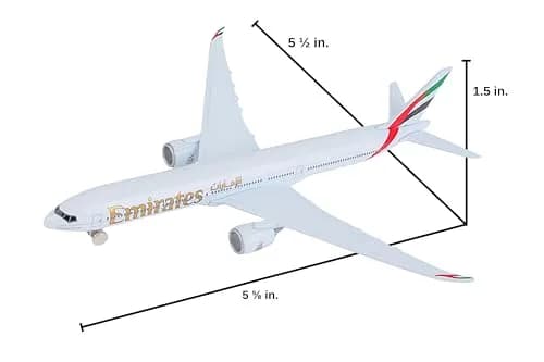 Daron Toy Airplane Emirates 777x | Die-Cast Metal Model for Kids 3+ thumbnail 3