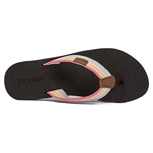 Pevino Women's Orthotic Flip Flops with Waterproof Platform & Anti-Slip Sole | Arch Support for Comfort (120 chars) thumbnail 5