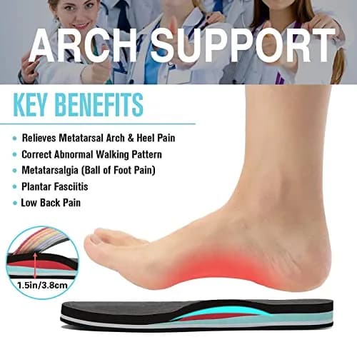 Pevino Women's Orthotic Flip Flops with Waterproof Platform & Anti-Slip Sole | Arch Support for Comfort (120 chars) thumbnail 7