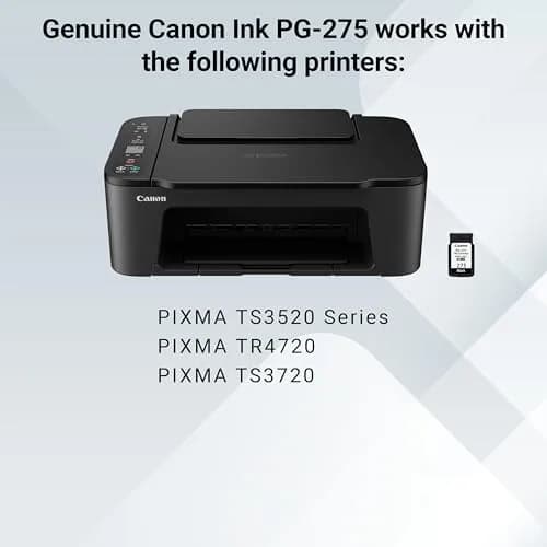 Canon PG-275 Genuine Black Ink Cartridge | 100 Pages Yield thumbnail 5