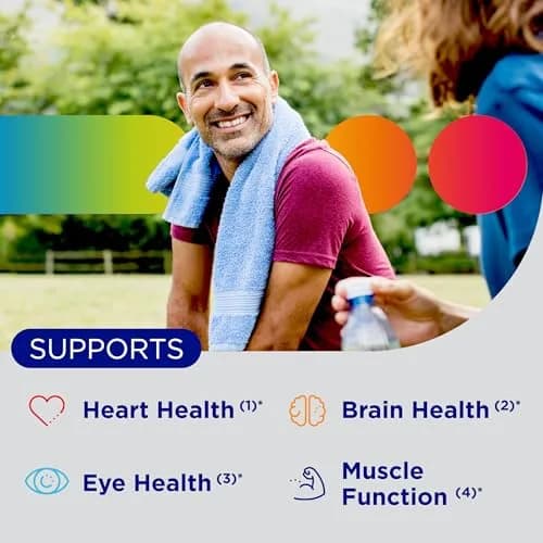Centrum Silver Men's Multivitamin for Men 50 Plus 100 Tablets | Supports Memory & Cognition with Vitamin D3, B Vitamins & Zinc thumbnail 3