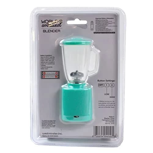 Westminster World's Smallest Real Working Blender | Compact, Battery & USB Powered, 2 Speeds, Ages 8+ thumbnail 2