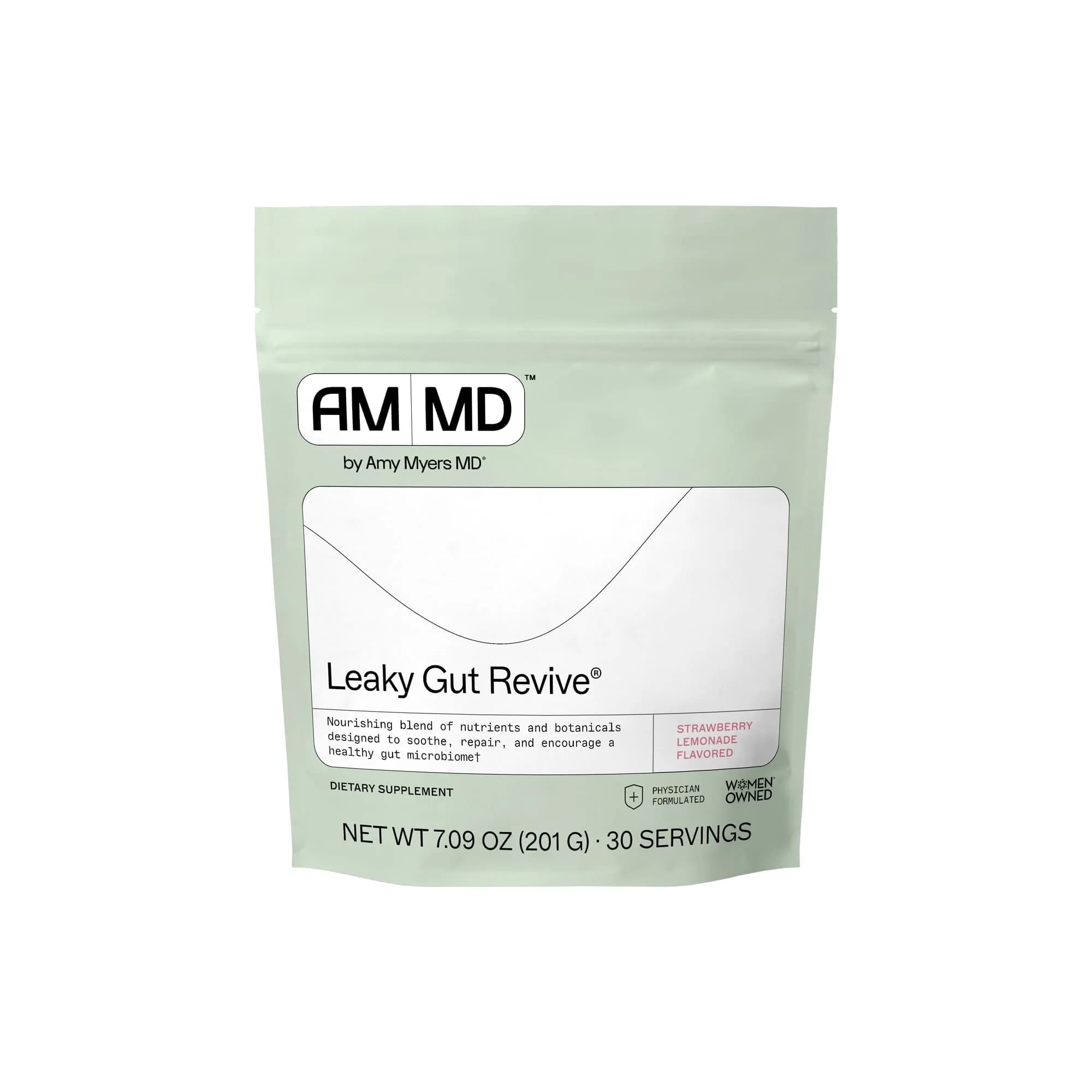 Amy Myers MD Leaky Gut Revive® Strawberry - Gut Repair Powder 7.09oz | Supports Digestive Health