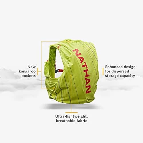 Nathan Women's Pinnacle Race Vest & 12L Hydration Pack with 1.6L Bladder Water-Resistant Moisture Wicking thumbnail 4