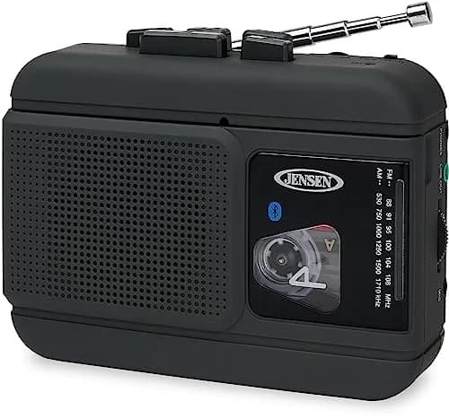 Jensen MCR-60 Portable Cassette Player/Recorder with Bluetooth & Radio | Vintage Audio in India thumbnail 1