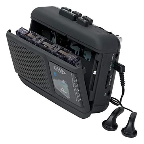 Jensen MCR-60 Portable Cassette Player/Recorder with Bluetooth & Radio | Vintage Audio in India thumbnail 2