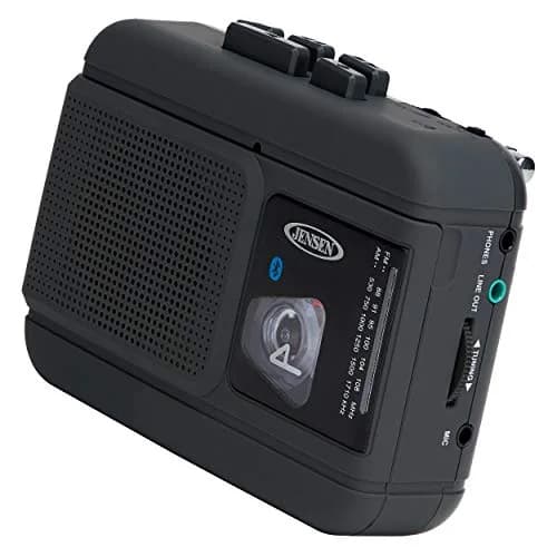 Jensen MCR-60 Portable Cassette Player/Recorder with Bluetooth & Radio | Vintage Audio in India thumbnail 3