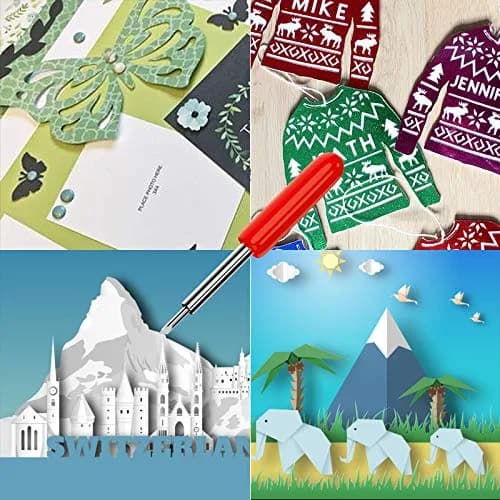Hadwoer 50-Pack 45 Degree Fine Point Blades for Cricut Maker & Explore Air 2 | Cuts Vinyl, Cardstock, Fabric thumbnail 5