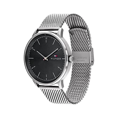 Tommy Hilfiger Men's Quartz Stainless Steel & Mesh Bracelet Watch 43mm | Classic American Style thumbnail 2