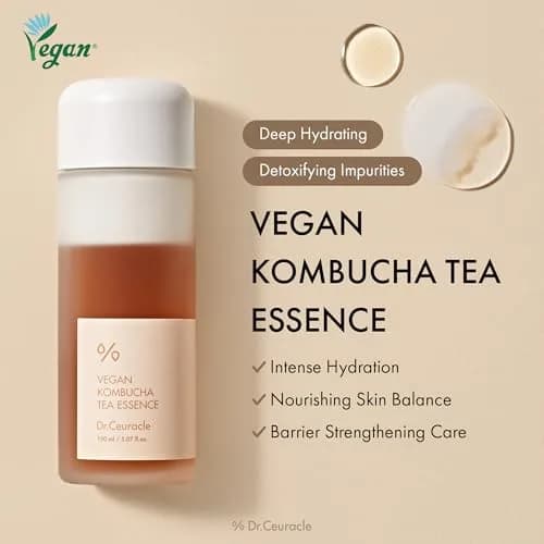 Dr.Ceuracle Vegan Kombucha Tea Essence, Hydrating Milky Toner 5.07 fl. oz. | Vegan Detox & Hydration for Sensitive Skin thumbnail 6