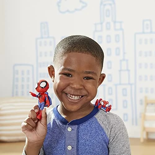 Hasbro Spidey and his Amazing Friends Marvel Hero Reveal Multipack 4-Inch | Kids 3+ Action Figures with Mask-Flip Feature thumbnail 4