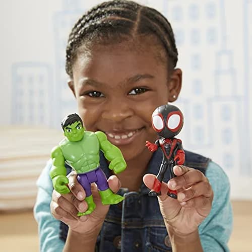 Hasbro Spidey and his Amazing Friends Marvel Hero Reveal Multipack 4-Inch | Kids 3+ Action Figures with Mask-Flip Feature thumbnail 6