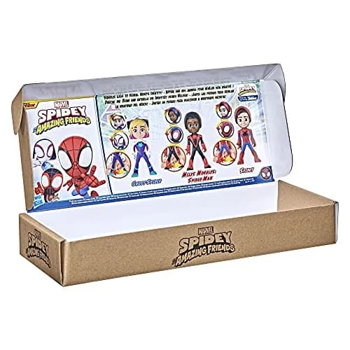 Hasbro Spidey and his Amazing Friends Marvel Hero Reveal Multipack 4-Inch | Kids 3+ Action Figures with Mask-Flip Feature thumbnail 3