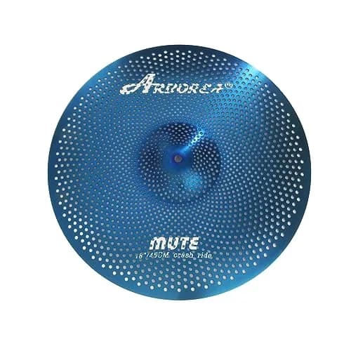 Arborea Low Volume Cymbal Pack Blue Mute 14"hi-hat+16"crash+18"crash+20"ride 5 Pieces | Stainless Steel thumbnail 5