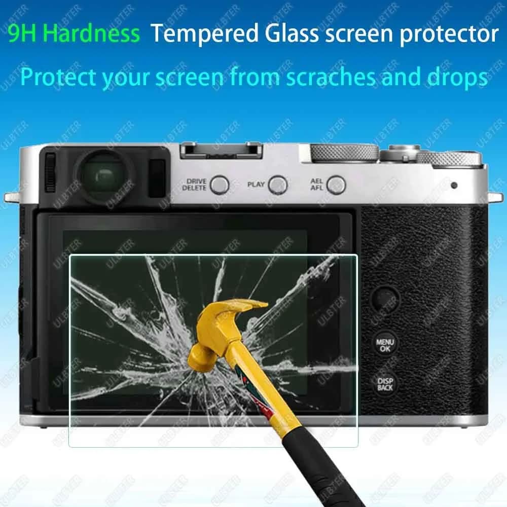ULBTER Tempered Glass Screen Protector for Fujifilm X100VI X-E4 X100V | 3+2 Pack - view 3