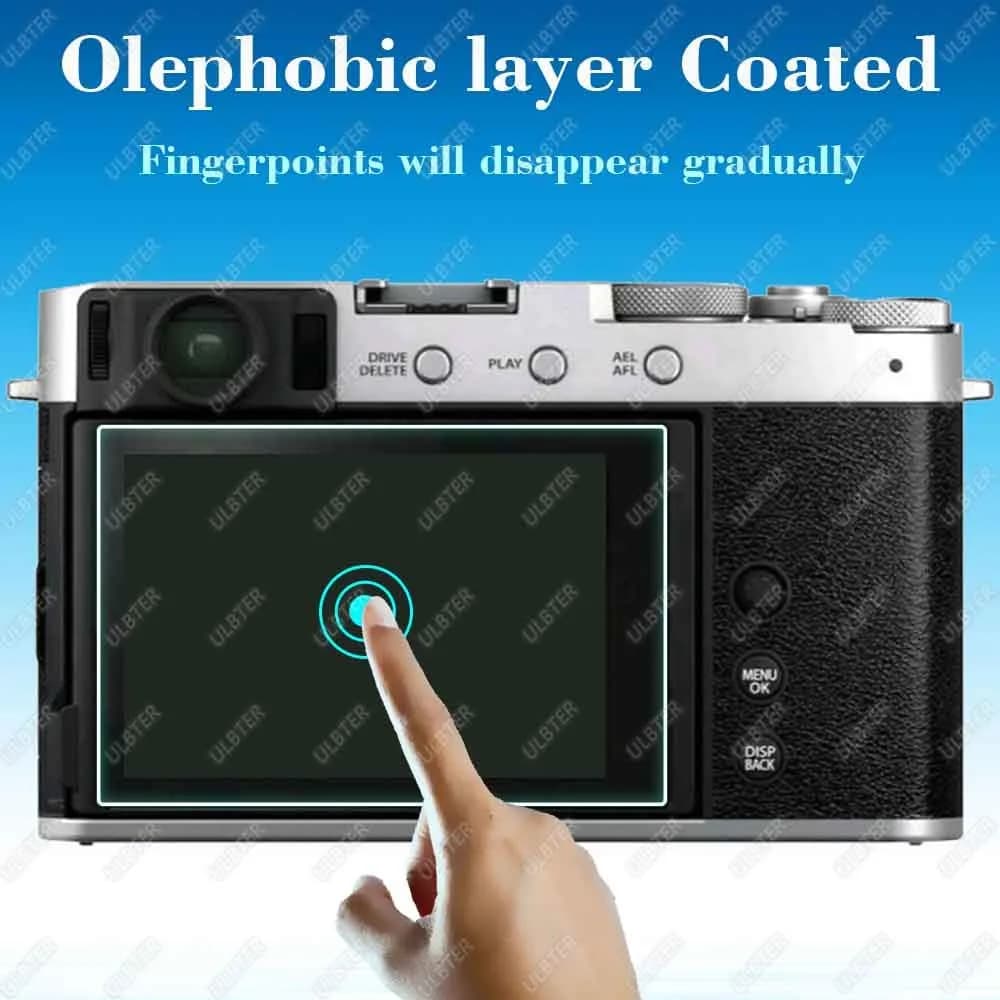 ULBTER Tempered Glass Screen Protector for Fujifilm X100VI X-E4 X100V | 3+2 Pack - view 4