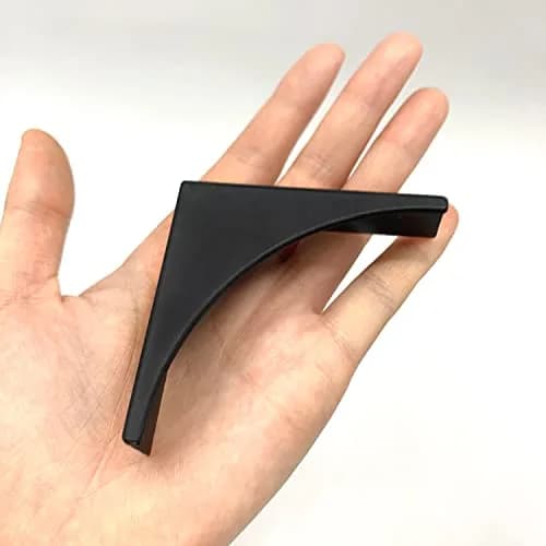 RFORPLY Antique Zinc Alloy Box Corner Protector Edge Safety Guard Cabinet Furniture Corner Bumpers (4-Pack, Black) thumbnail 3