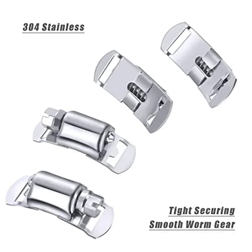 Steelsoft Stainless Steel Worm Gear Hose Clamp Assortment Kit, Cut-To-Fit | 35 ft Strap + 16 Fasteners, Max 134 inch Diameter thumbnail 5