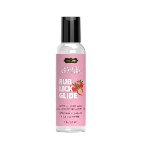 KAMA SUTRA Divine Nectars Strawberry Dreams 2 fl oz (59ml) | Flavored Body Topping for Couples thumbnail 1