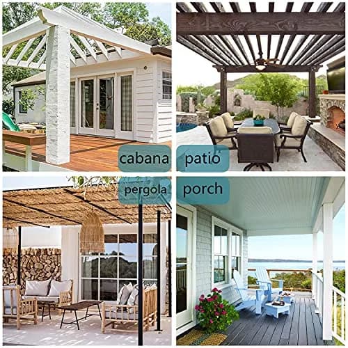 BONZER Waterproof Indoor/Outdoor Curtains for Patio Thick | Privacy & Rainproof Grommet Panel thumbnail 8