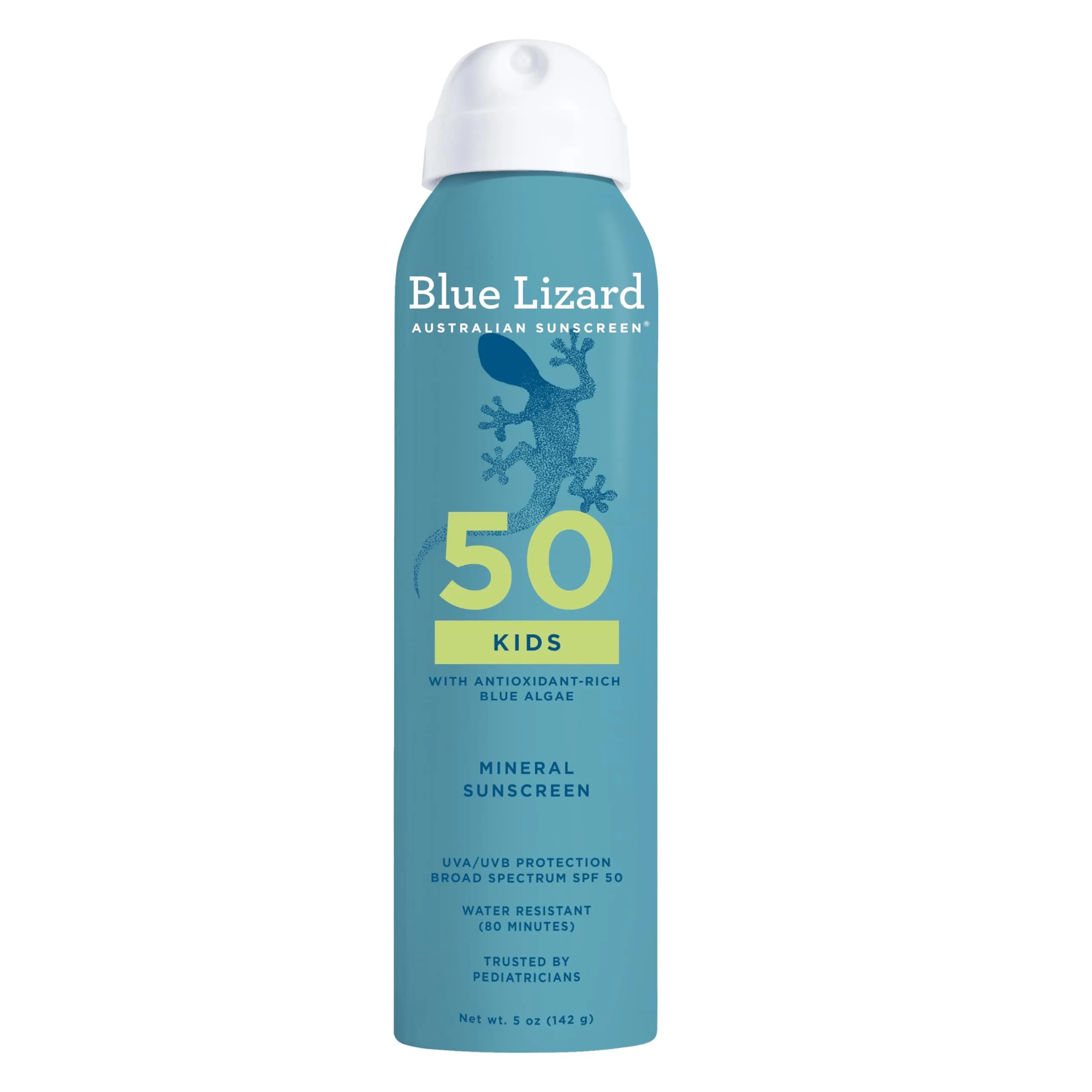 Blue Lizard Kids Mineral Sunscreen Spray SPF 50+ | Gentle Zinc Oxide Protection for Sensitive Skin - main product image
