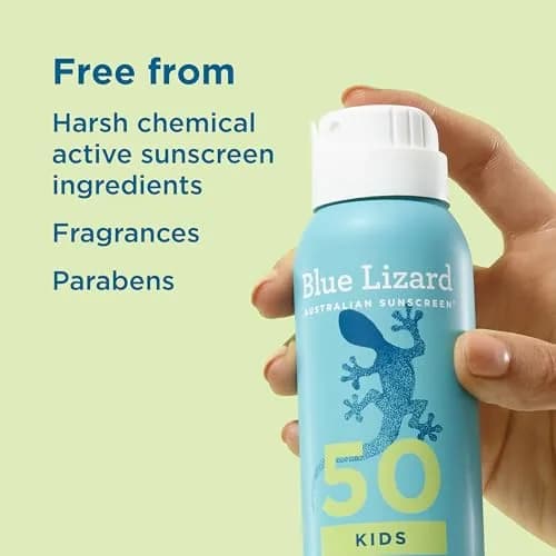 Blue Lizard Kids Mineral Sunscreen Spray SPF 50+ 148ml (5 fl oz) | Broad-Spectrum UVA/UVB Protection thumbnail 6
