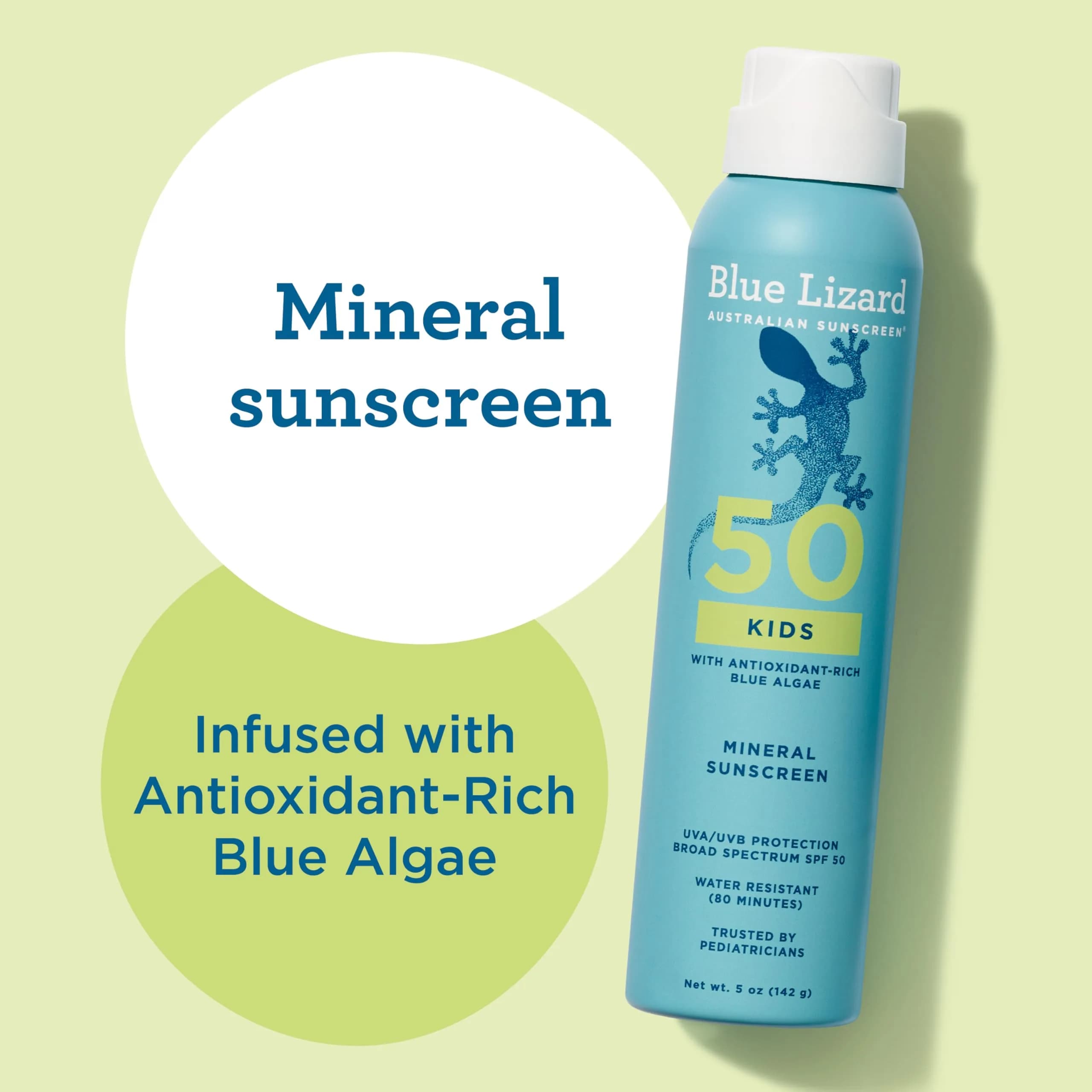 Blue Lizard Kids Mineral Sunscreen Spray SPF 50+ | Gentle Zinc Oxide Protection for Sensitive Skin - view 4