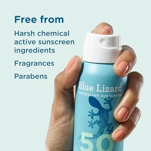 Blue Lizard Sensitive Mineral SPF 50 Spray 148ml (5 Fl Oz) | Dermatologist-Trusted Broad-Spectrum Protection thumbnail 6