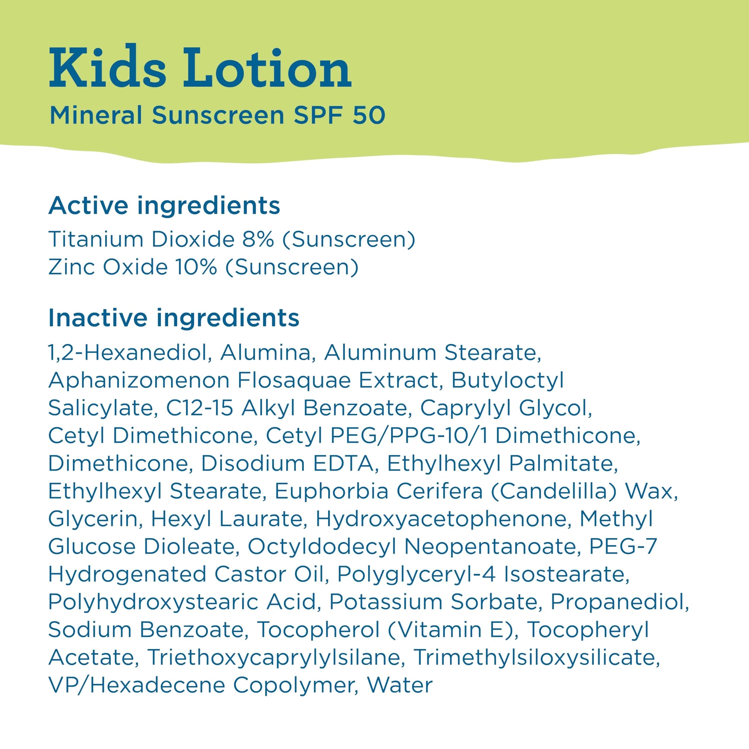 Blue Lizard Kids Mineral SPF 50 Sunscreen Lotion, 5 oz Tube | Gentle UV Protection for Sensitive Skin - view 7
