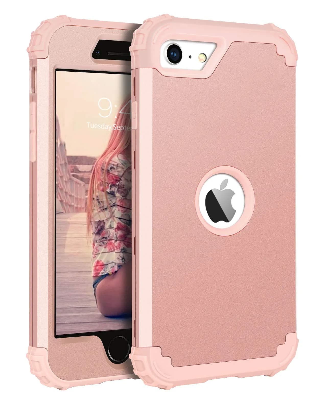 BENTOBEN Heavy Duty Cellular Phone Case for iPhone SE 2020 & 2022 | Shockproof 3-in-1 Rugged Drop Protection