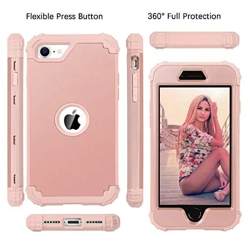 BENTOBEN Heavy Duty Cellular Phone Case for iPhone SE 2020 & 2022 | Shockproof 3-in-1 Rugged Drop Protection thumbnail 8