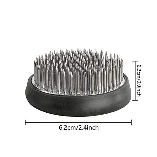alladaga Stainless Steel Flower Frog Pin Holder 5 cm (2 Inch, 2-Pack) | 127 Needles for Floral Arrangement thumbnail 2