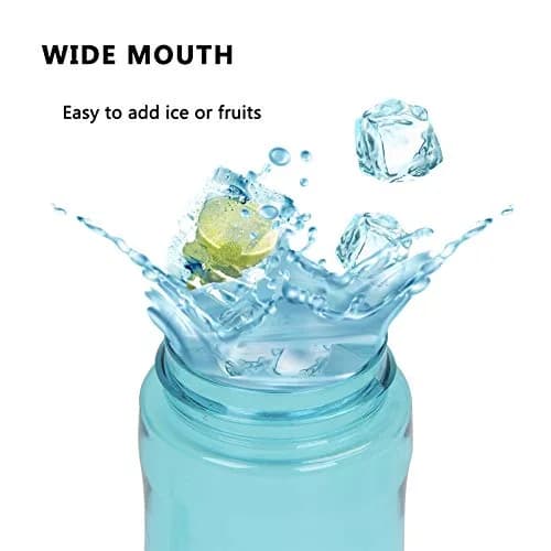 DEARART 750ml (25.4oz) Sky Blue Water Bottle | Leakproof AUTOSEAL Flip Top for School, Gym, Travel thumbnail 4