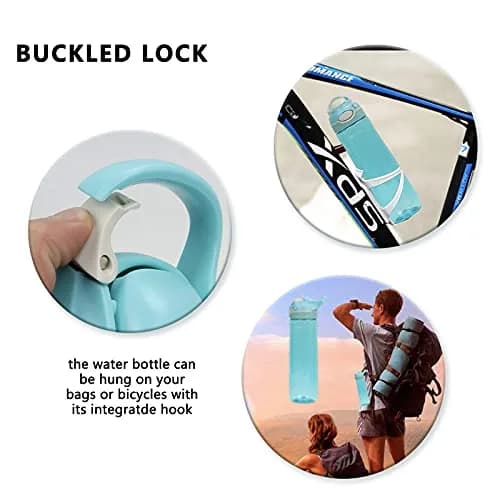 DEARART 750ml (25.4oz) Sky Blue Water Bottle | Leakproof AUTOSEAL Flip Top for School, Gym, Travel thumbnail 5