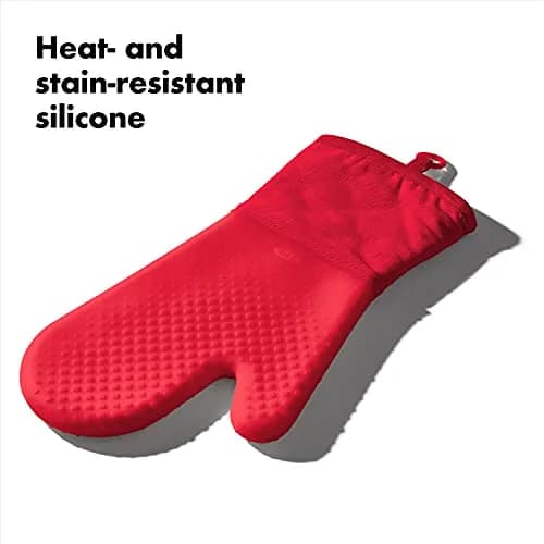 OXO Good Grips Silicone Oven Mitt - Jam | Heat-Resistant, Non-Slip, 13-inch Arm Protection thumbnail 2