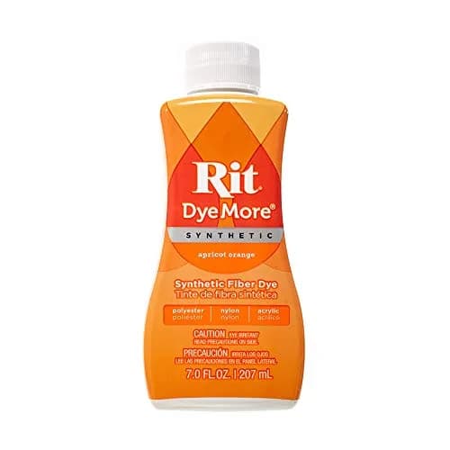 Craft County Rit DyeMore Synthetic Liquid Fiber Dye 7 Oz. Apricot Orange | Vibrant, Eco-Friendly, Suitable for Polyester & Acrylic thumbnail 1