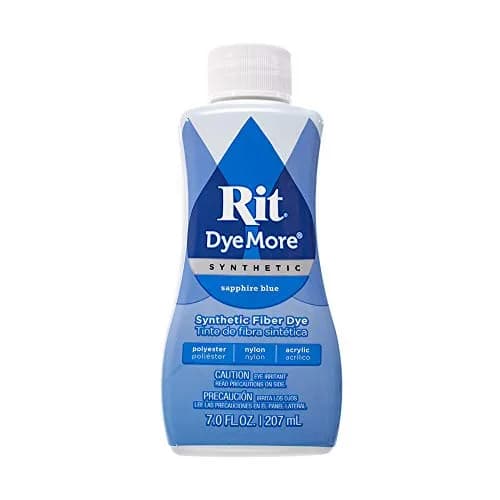 Craft County DyeMore Synthetic Liquid Fiber Dye Sapphire Blue 206ml (7 Oz) | For Polyester, Acrylic, Acetate thumbnail 1