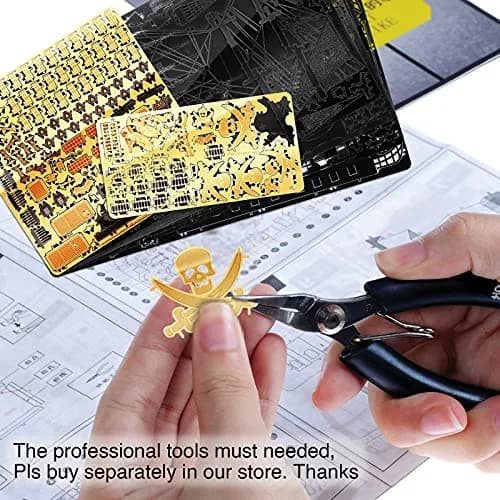 Piececool Black Pearl Pirate Ship 3D Metal Puzzle Model Kit 307 Pieces | Challenging DIY Craft for Adults & Teens thumbnail 3