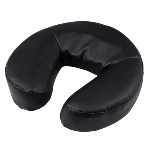 Kalolary Black Massage Face Cradle Cushion | Universal Crescent Headrest for Massage Tables thumbnail 1
