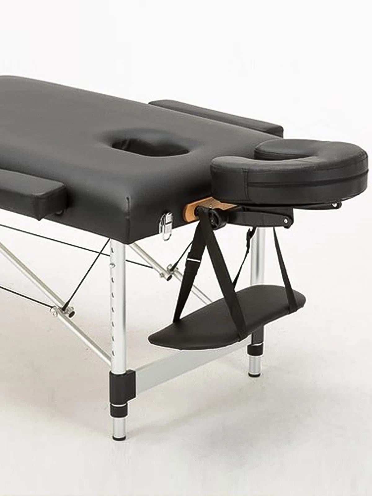Kalolary Black Massage Face Cradle Cushion | Universal Crescent Headrest for Massage Tables - view 8