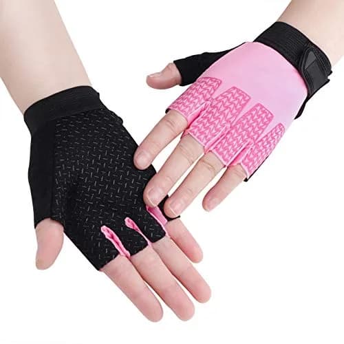 GREUS Kids Half Finger Cycling Gloves Breathable Shockproof UV Protection | Unisex 6-10Y thumbnail 1