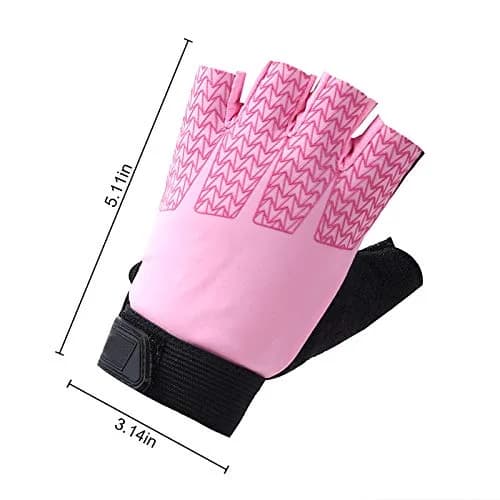 GREUS Kids Half Finger Cycling Gloves Breathable Shockproof UV Protection | Unisex 6-10Y thumbnail 5