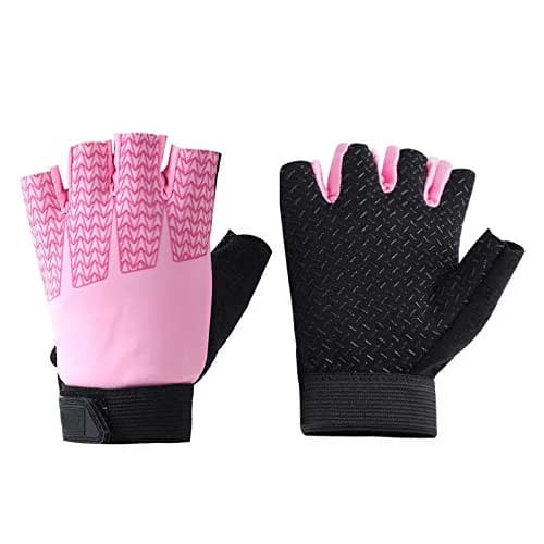 GREUS Kids Half Finger Cycling Gloves Breathable Shockproof UV Protection | Unisex 6-10Y thumbnail 4