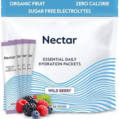 Nectar Hydration Packets Berry 30 Pack | Doctor-Formulated Electrolyte Powder for Rapid Hydration - view 3
