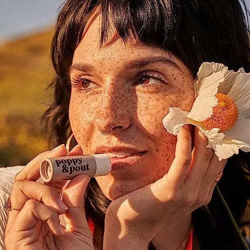 Poppy & Pout Island Coconut Jumbo Lip Balm | Hydrates with Beeswax, Vitamin E, Organic Coconut Oil | Cruelty-Free thumbnail 3